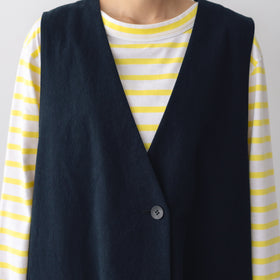 atelier naruse コットンリネンスラブジャンパースカート