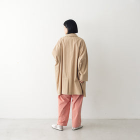 atelier naruse コットンナイロンタフタフーデットコート