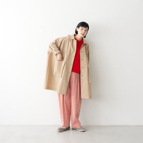 atelier naruse コットンナイロンタフタフーデットコート
