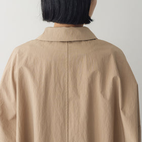 atelier naruse コットンナイロンタフタフーデットコート