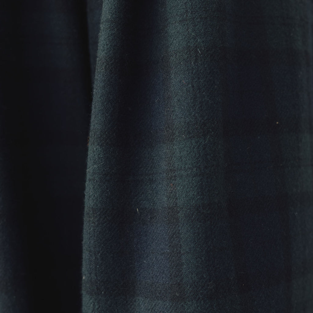 atelier naruse ウールフラノガウチョパンツ ブラックウォッチ