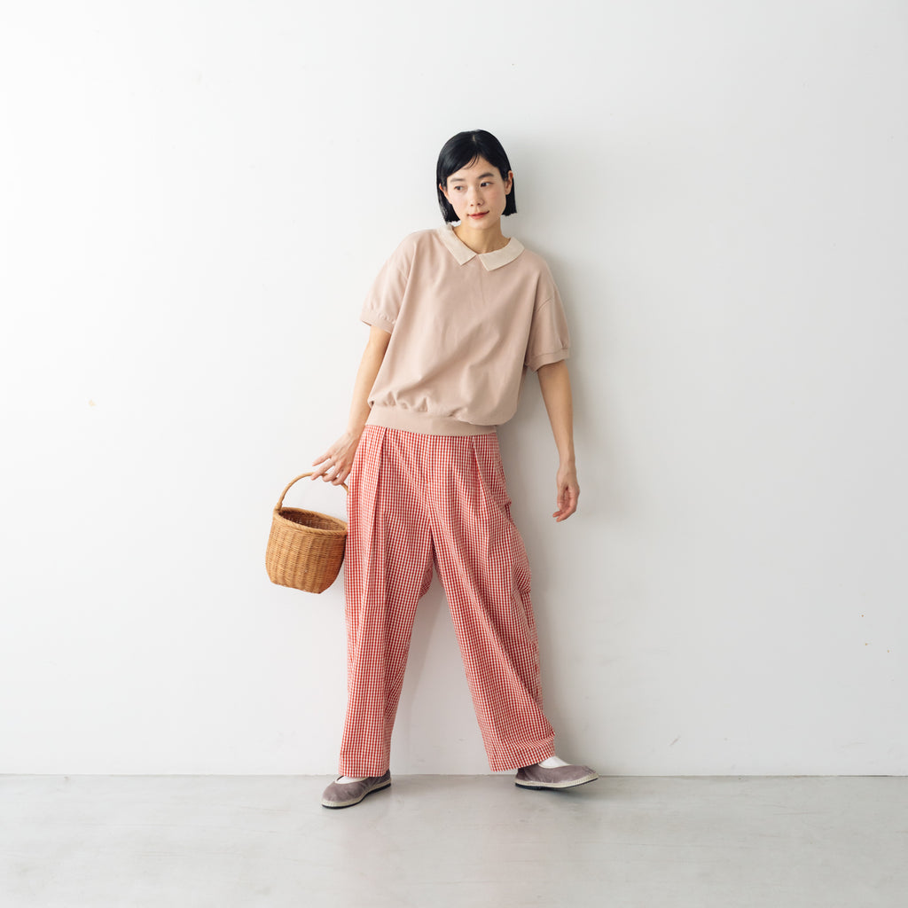 atelier naruse コットンタックパンツ ｜くらすこと公式オンラインストア