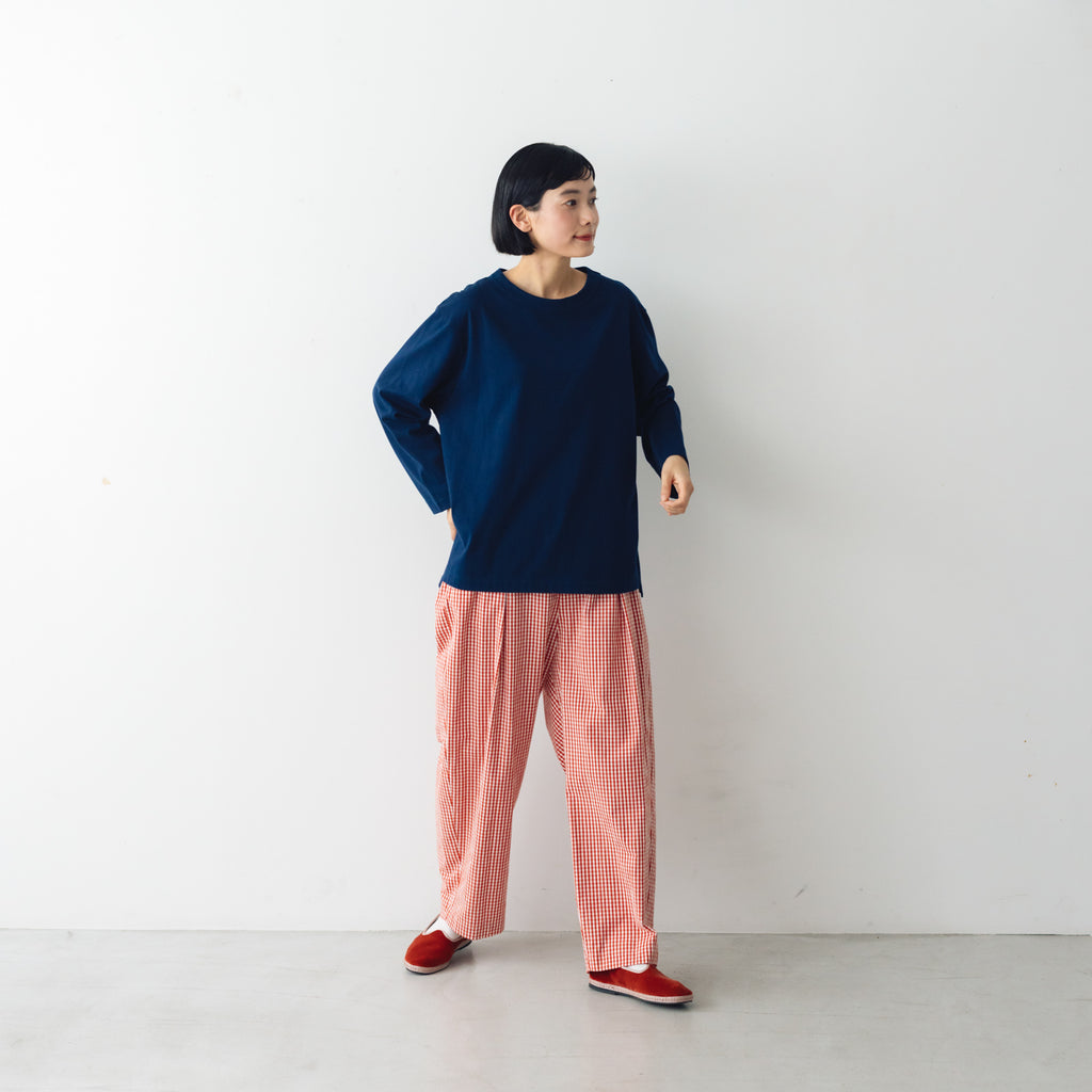 atelier naruse コットンタックパンツ ｜くらすこと公式オンラインストア