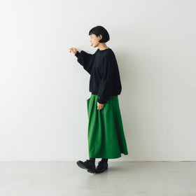 atelier naruse コットンフリースバルーンカットソー