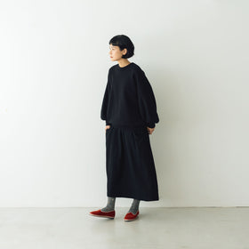 atelier naruse ウールポンチギャザースカート