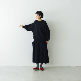atelier naruse ウールポンチギャザースカート
