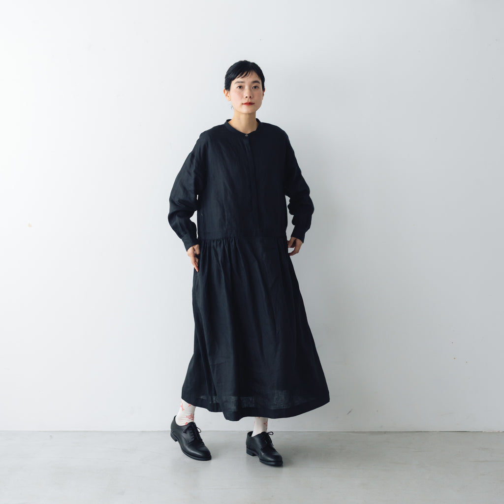 atelier naruse リネンシャツワンピース