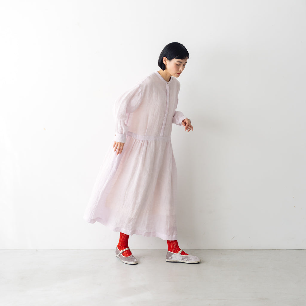 atelier naruse リネンシャツワンピース