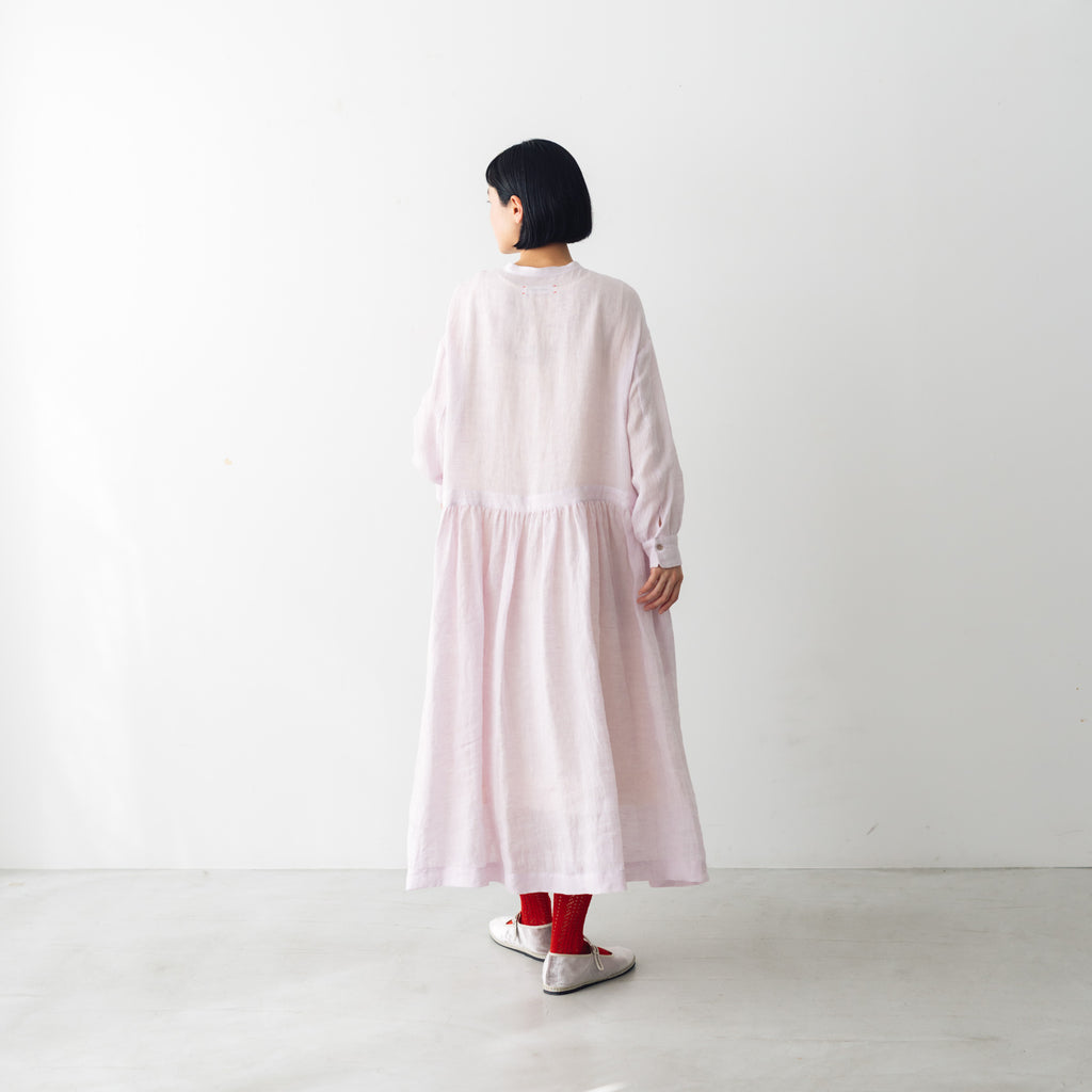 atelier naruse リネンシャツワンピース