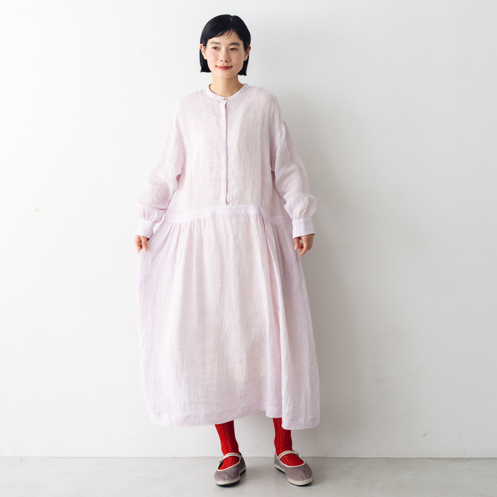 atelier naruse リネンシャツワンピース