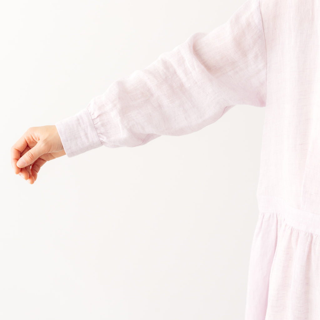 atelier naruse リネンシャツワンピース