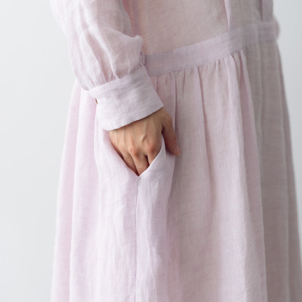 atelier naruse リネンシャツワンピース