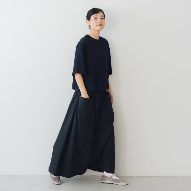 atelier naruse ダウンプルーフコットンカットインポケットスカート