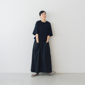 atelier naruse ダウンプルーフコットンカットインポケットスカート