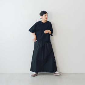 atelier naruse ダウンプルーフコットンカットインポケットスカート