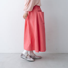 atelier naruse ダウンプルーフコットンカットインポケットスカート