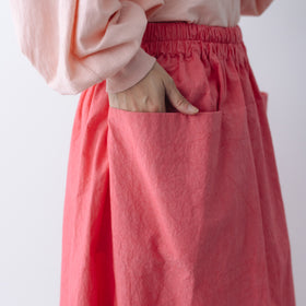 atelier naruse ダウンプルーフコットンカットインポケットスカート