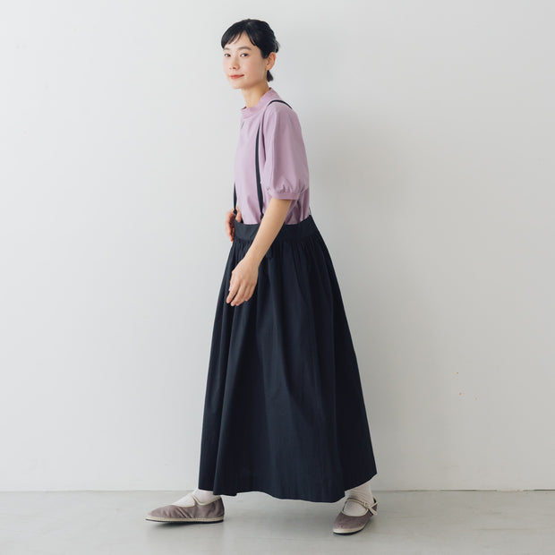 atelier naruse コットンサスペンダースカート