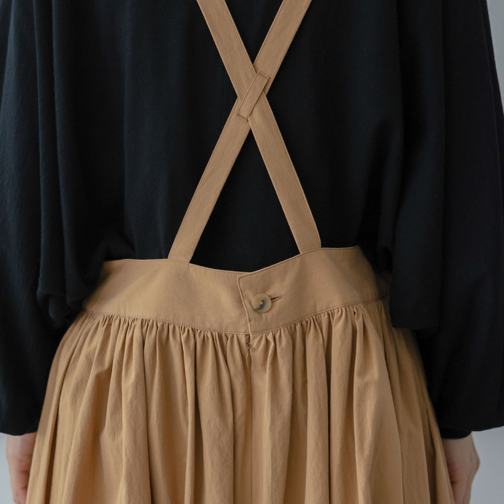 atelier naruse コットンサスペンダースカート