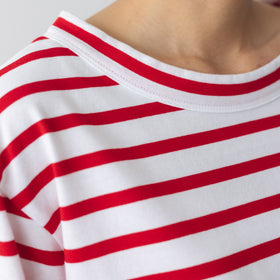 atelier naruse コットンボーダーカットソー ~＋homme~（長袖）