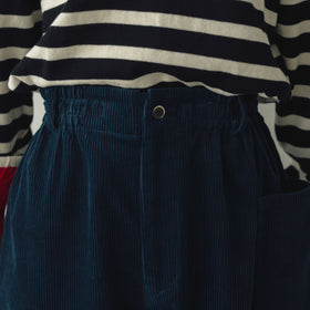 atelier naruse コットンコーデュロイパンツ ネイビー