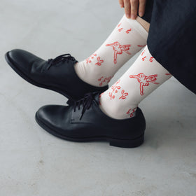 atelier naruse コットンミドルソックス〜バレリーナ〜