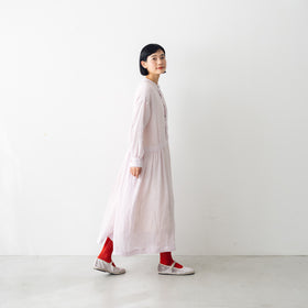 atelier naruse リネンストライプレースミドルソックス