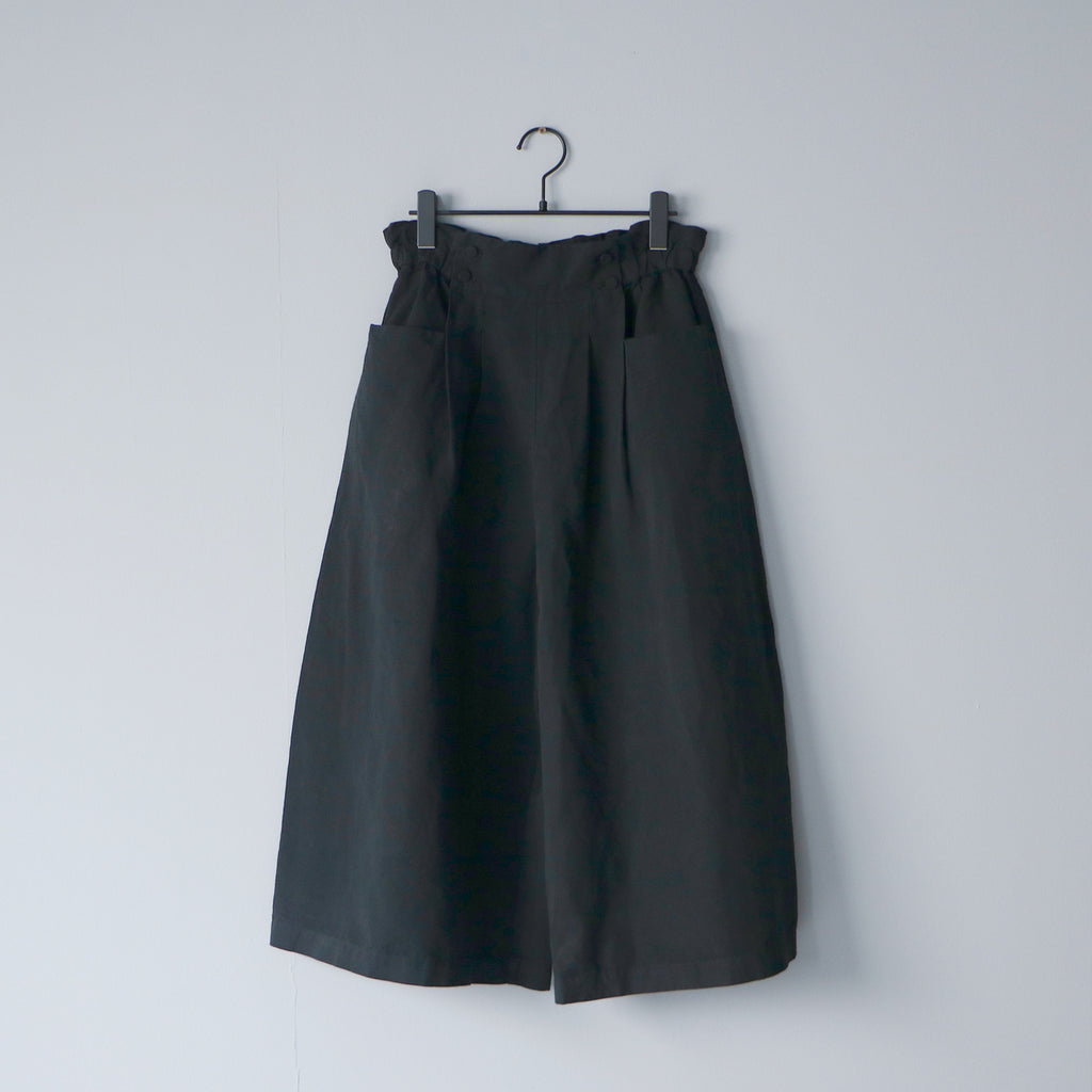 MAGALI ハイカウントコットンリネン コクーンパンツ