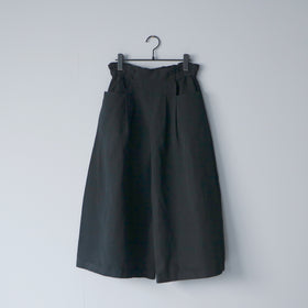 MAGALI ハイカウントコットンリネン コクーンパンツ