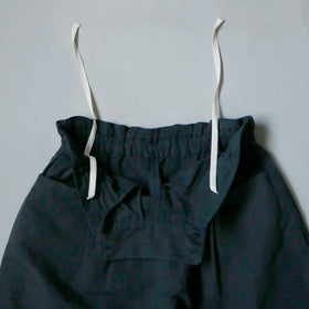 MAGALI ハイカウントコットンリネン コクーンパンツ