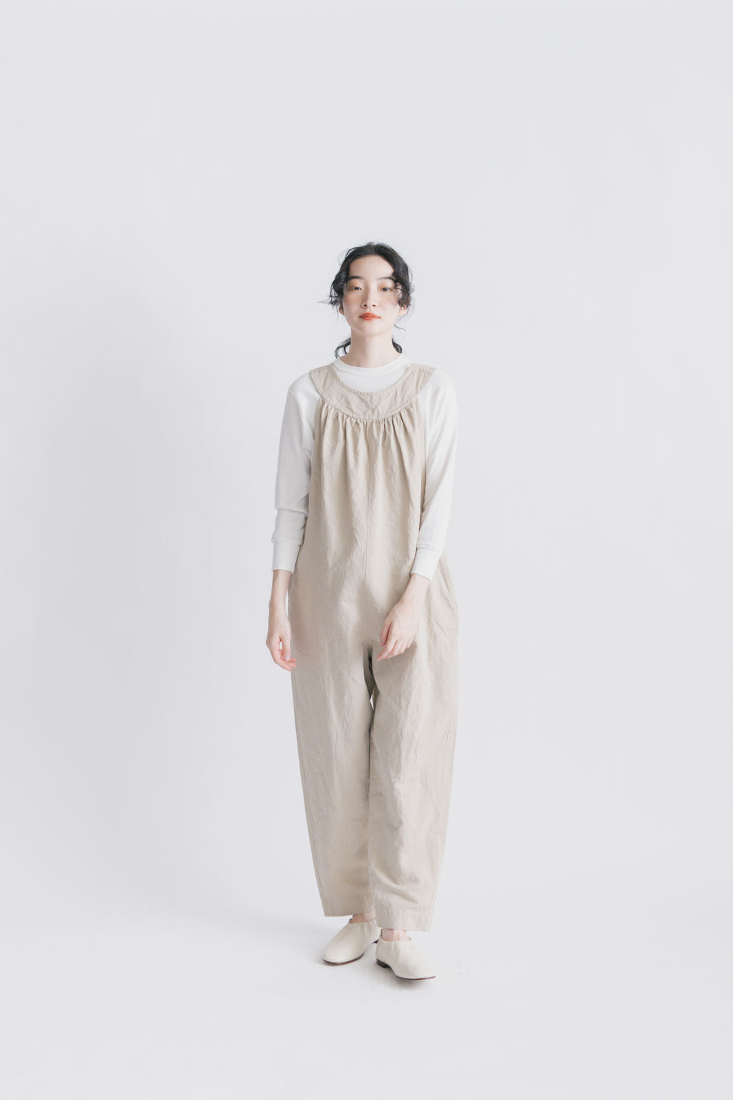 HAU サロペットパンツ "drole" ベージュ（38）｜くらすこと
