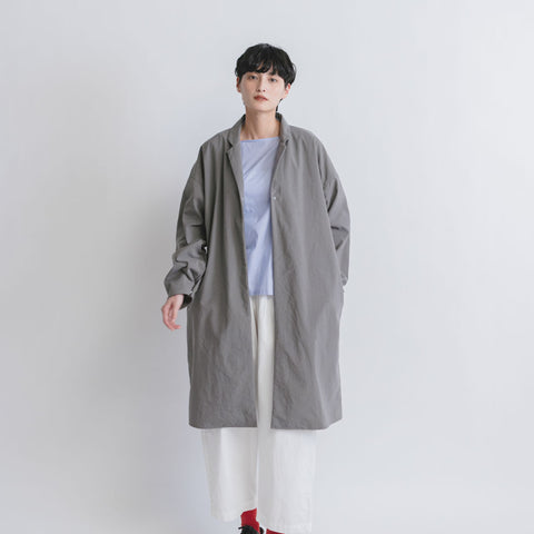 MUYA Nylon Livery Coat tailored collar｜くらすこと オンラインストア