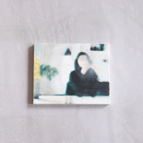 ［『Nature is me』 加藤大 油絵展］015 women and mimosa