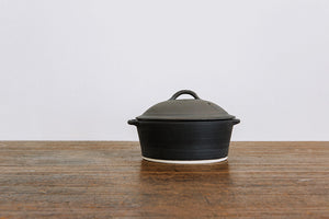 加藤かずみ 耐熱グラタン皿 蓋つき ブラック ｜くらすこと公式