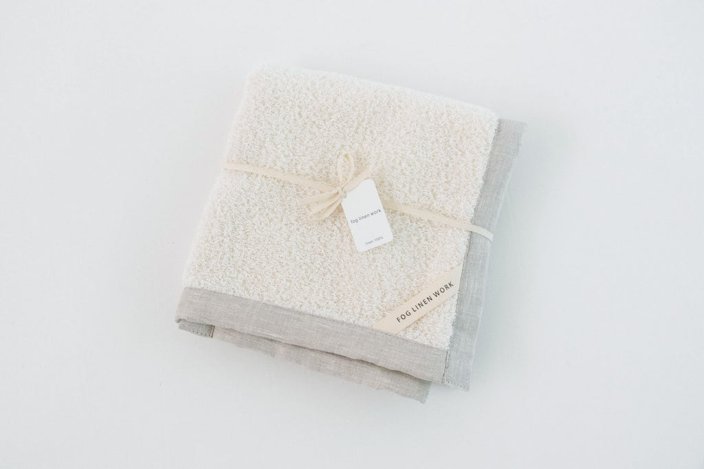 fog linen work リネンパイル バスマット ホワイト