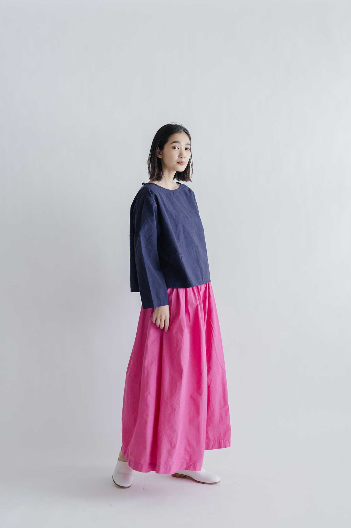 【SALE】 miiThaaii ベルマ ロングギャザースカート