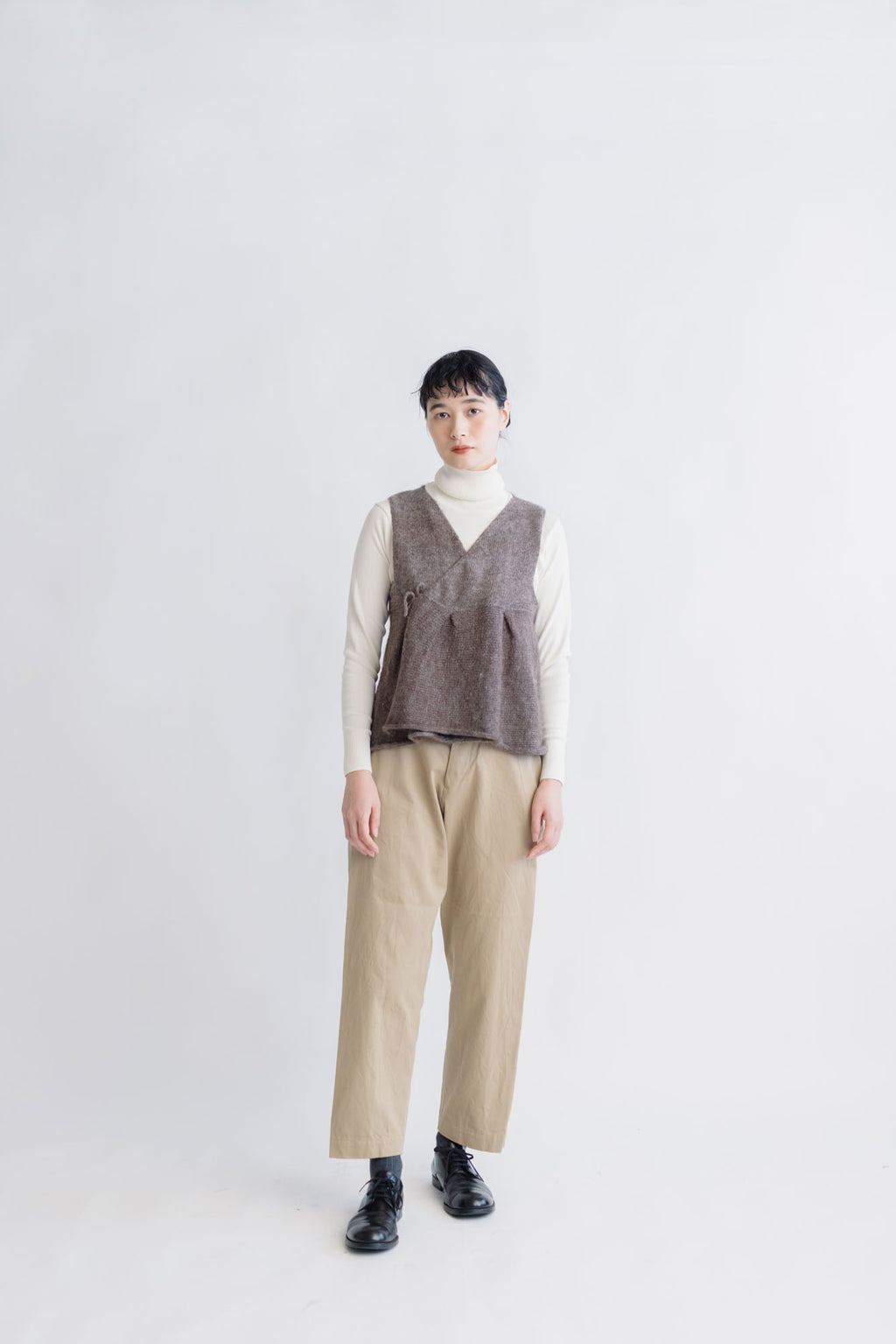 PUENTE Rueca 手紡ぎカシュクールベスト［期間限定販売］ ｜くらすこと