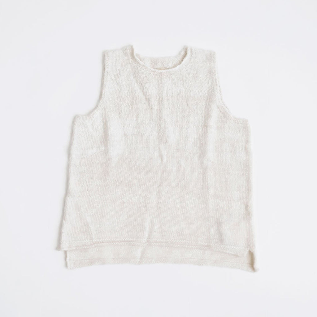 PUENTE Rueca 手紡ぎ丸首ベスト［期間限定販売］ ｜くらすこと公式
