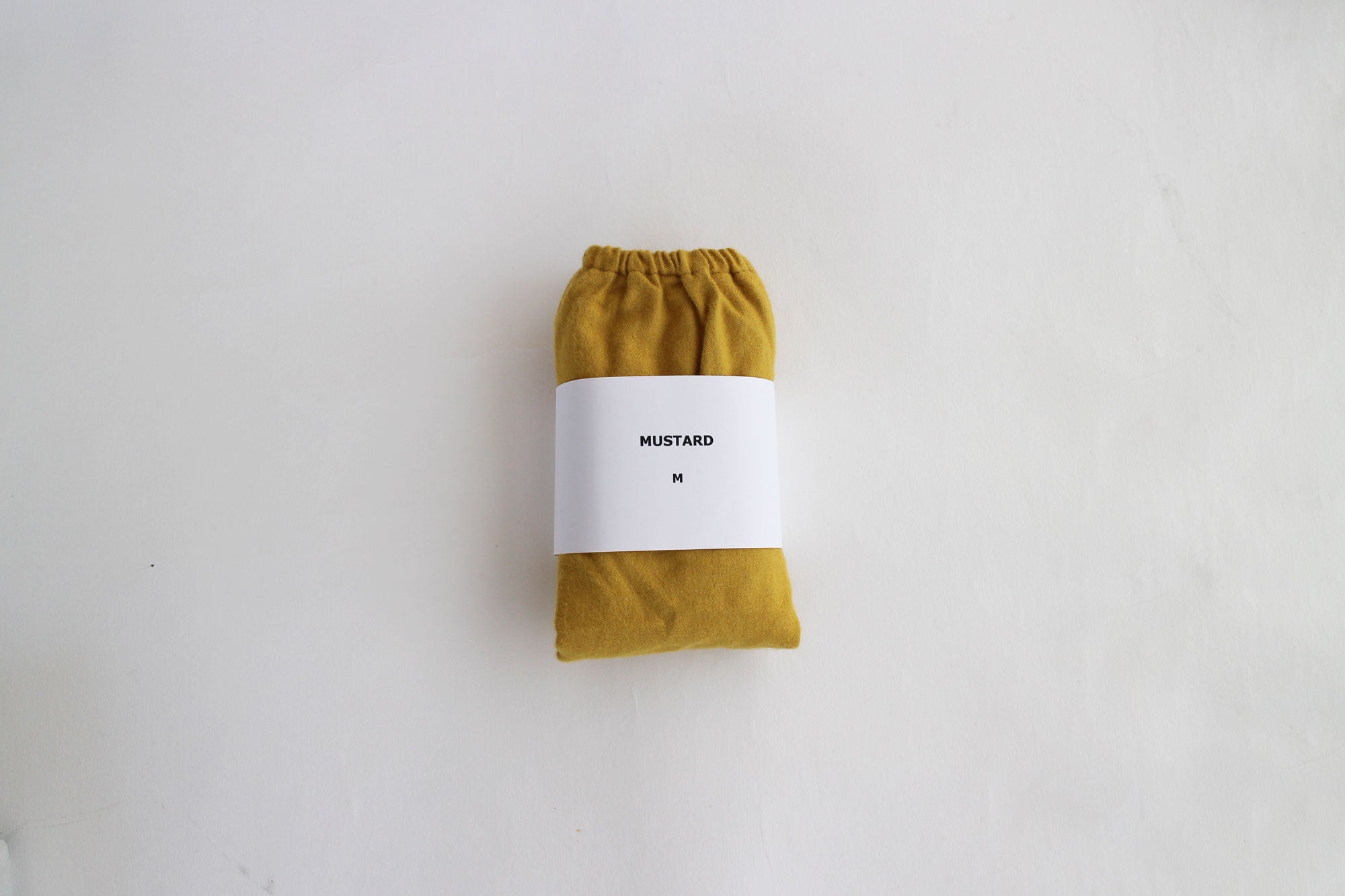 TESHIKI パンツ COTTON CASHMERE MUSTARD