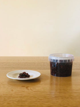 たくまたまえ  赤紫蘇の実の梅酢漬 *