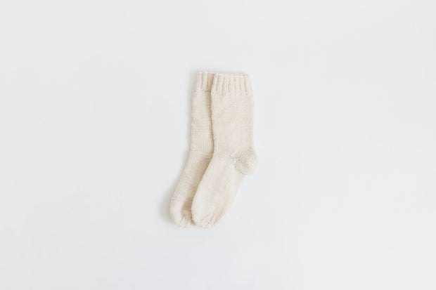 odnu MERINO SOCKS ホワイト