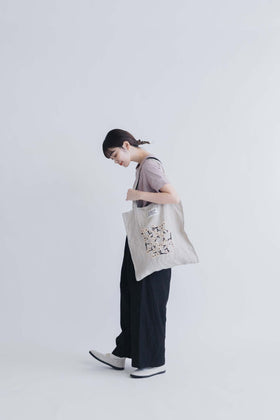 pot and tea 梅の花トートバッグ［期間限定販売］