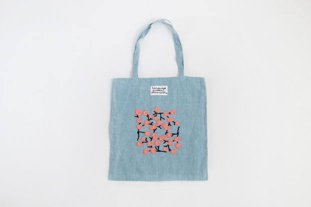 pot and tea 梅の花トートバッグ［期間限定販売］