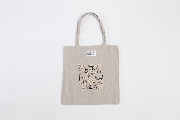 pot and tea 梅の花トートバッグ［期間限定販売］